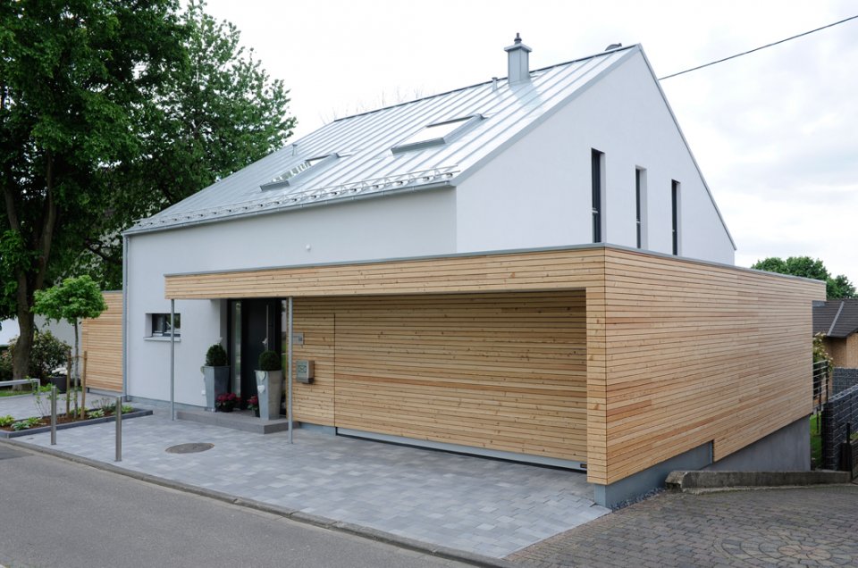 Neubau Einfamilienholzhaus mit Loftcharakter