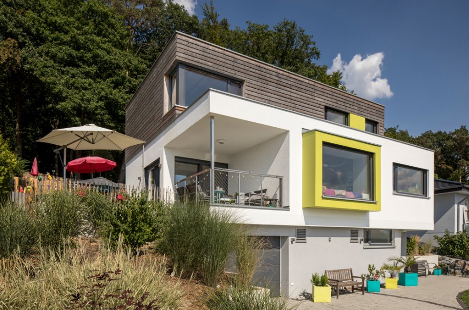 Neubau Einfamilienholzhaus mit Aussicht